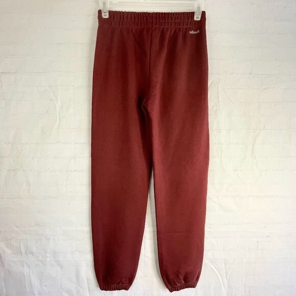 allbirds Anytime Quarter Zip + Sweatpants Burgundy Womens Size S Knit Lounge Set - Picture 7 of 16
